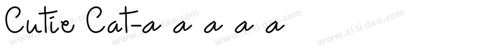Cutie Cat字体转换